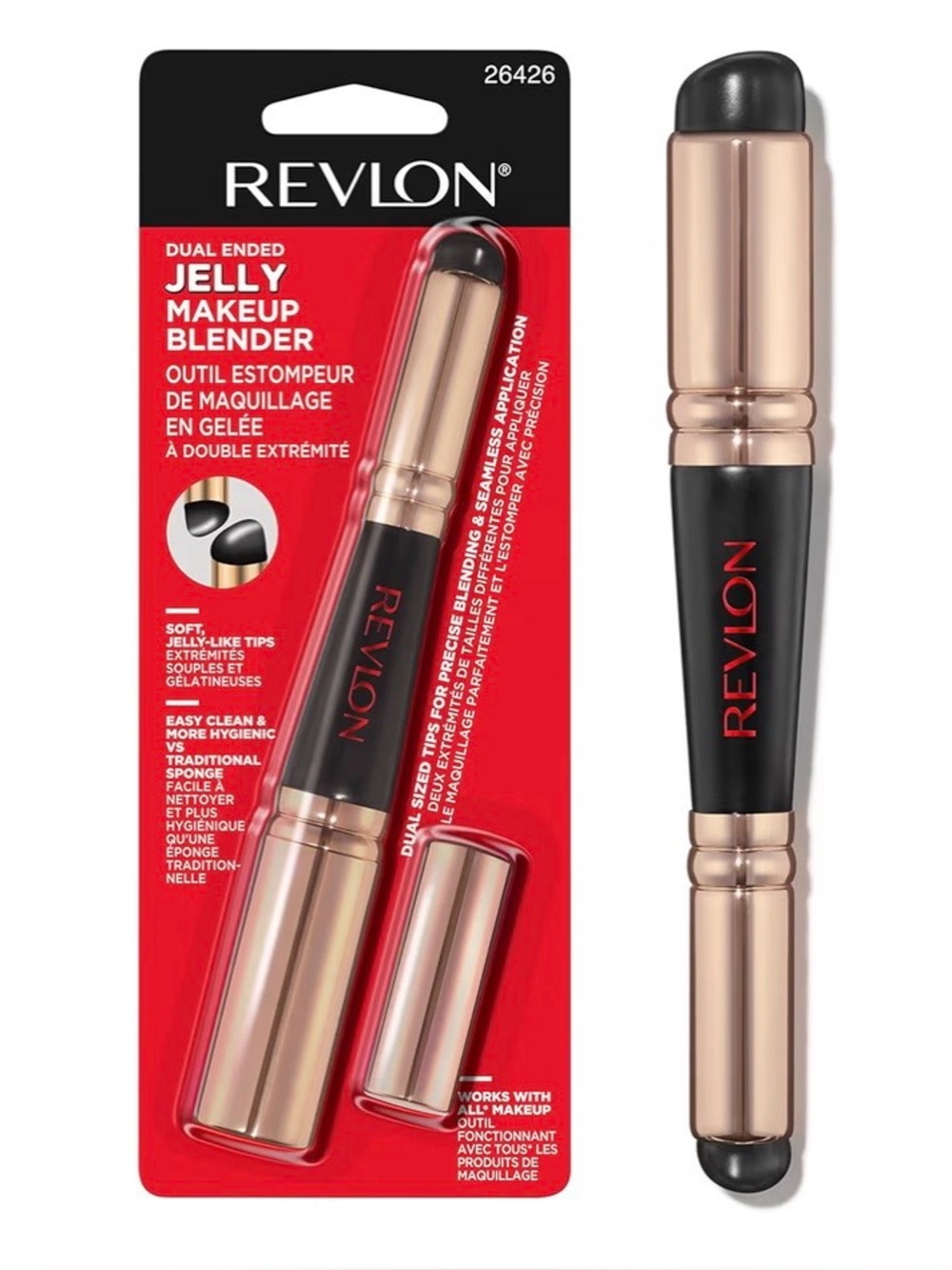 Revlon Dual-Ended Jelly Makeup Blender in Black